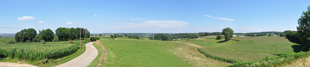 Uitzicht van de Vlaamse Ardennen